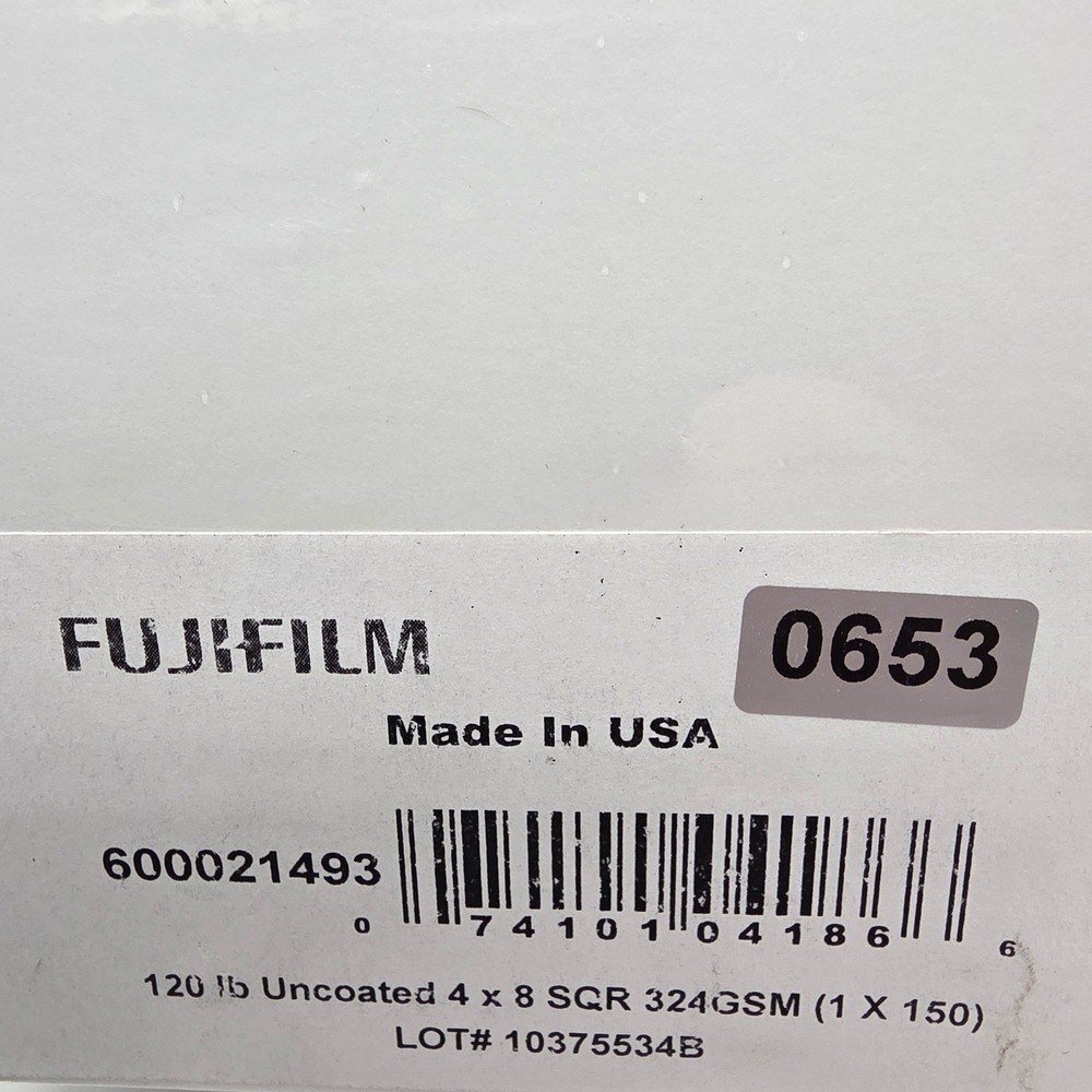 Fujifilm 120 lb Uncoated 4 x 8 Square Photo Paper 150 Sheets (2 pack)
